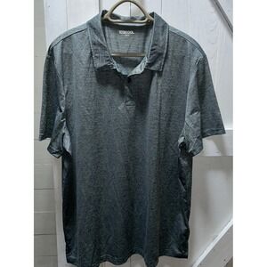 32 Degrees Cool Men's Size XXL Heathered Gray Polo  Golf Shirt Short Sleeve